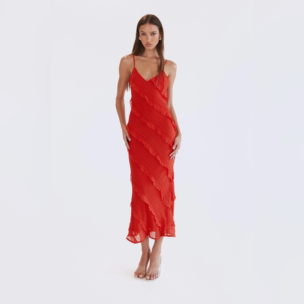 Princess Polly Lars Maxi Dress - Red